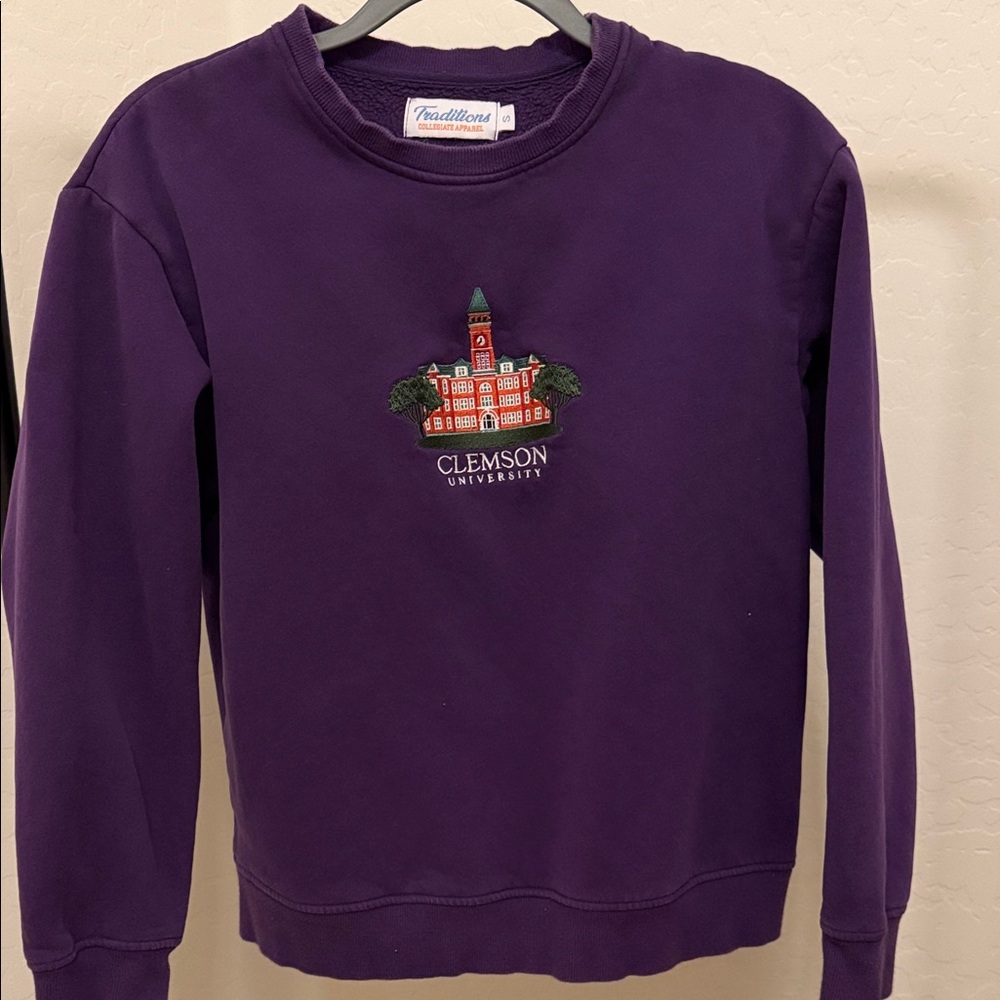 Women’s Purple Clemson University Sweatshirt